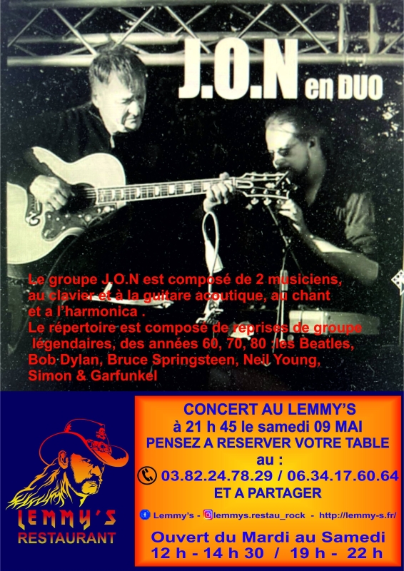 Évènements - Lemmy's - Restaurant Longwy - restaurant Français LONGWY